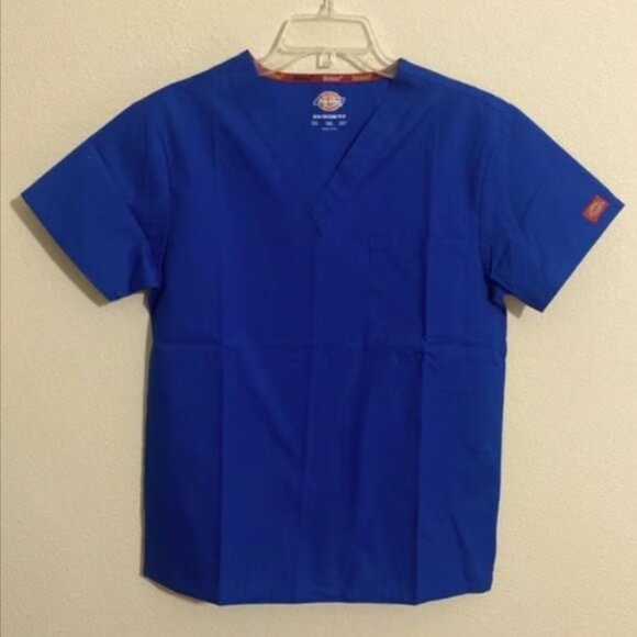 Lot of 7--NWOT DICKIES Men's Scrub Tops Size XS - Picture 2 of 6